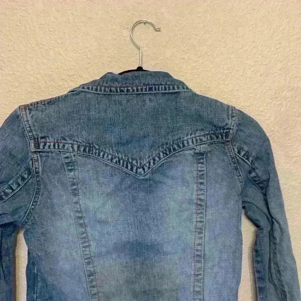 Unionbay Jean Jacket sz S preppy 90s y2k fall winter academia teacher casual - Picture 7 of 9